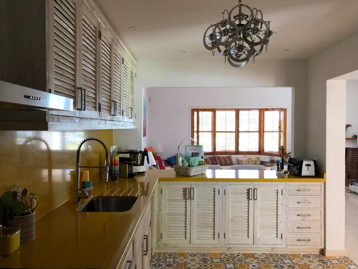 Es Queixal - Can Canet Con Piscina Exterior Climatizada 칼라 바데야 외부 사진